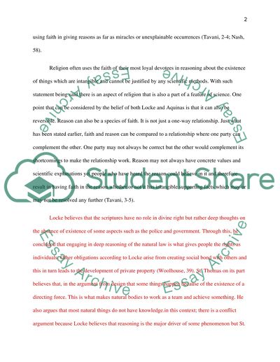 Faith and Reason in Religion