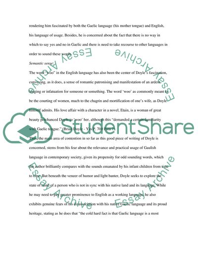 How Gaelic Could Compare with English