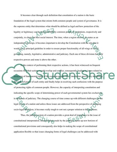 The Power of Constitutional Interpretation