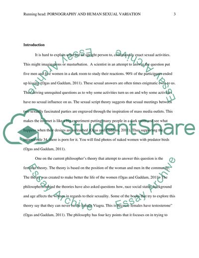 Pornography and human sexual variation