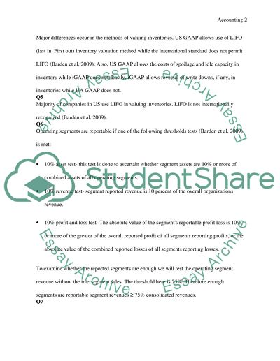 IGAAP Agreements and Treatments