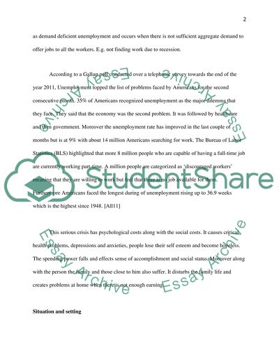 The Impact of Unemployment on the American Family System