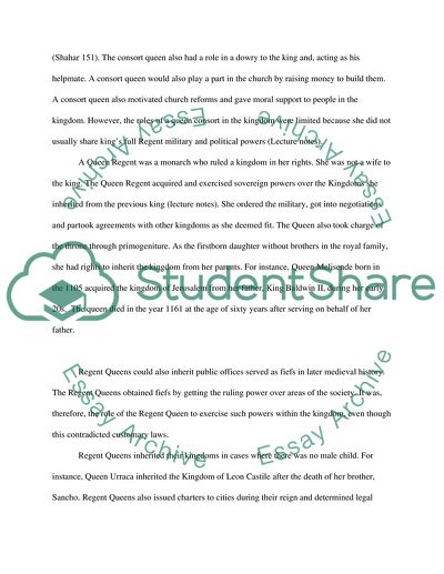 Roles of the Medieval Queen