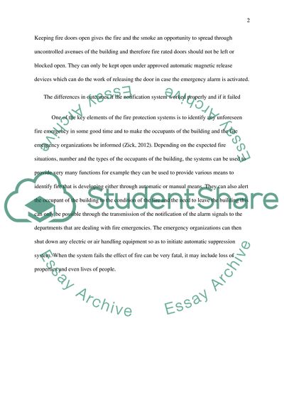 Influence Of Obstruction On Fire Protection Operations