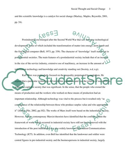 Social Thought and Social Change