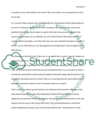 J.S. v. Blue Mountain School District and US v. Michael Anthony Marcavage, Appellant