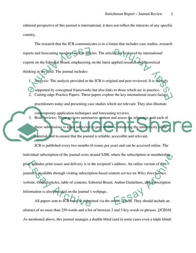 Enrichment Report ( marketing)