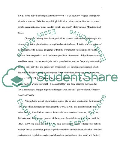 Globalization or Internationalization