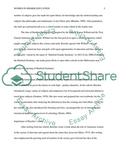 Women in Higher Education