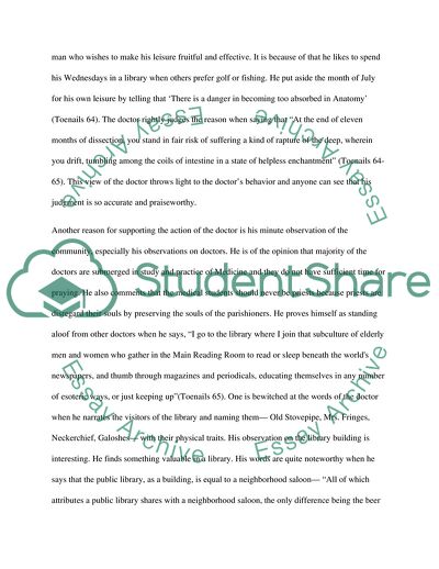 Toenails: Story of a Doctor