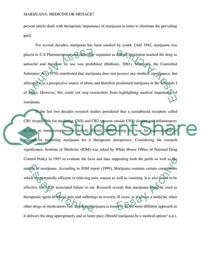 Good and Bad Impact of Marijuana