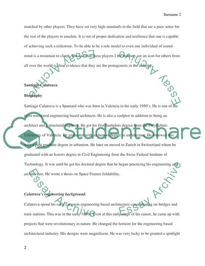 Pier Luigi Nervi and Santiago Calatrava - Protagonists of an Engineering-based Architecture