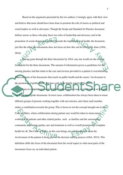 Nursing: Scope and Standards of Practice