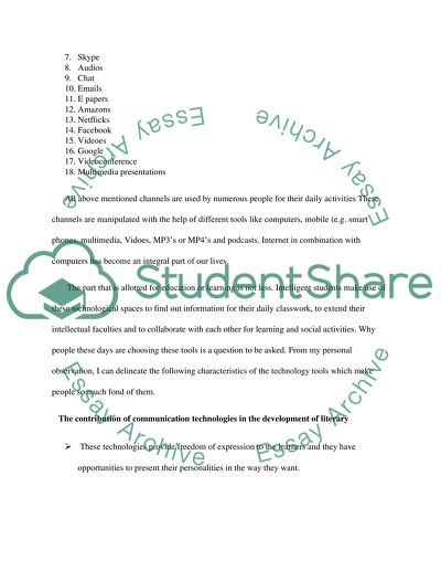 The Technological Literacy Critical Narrative