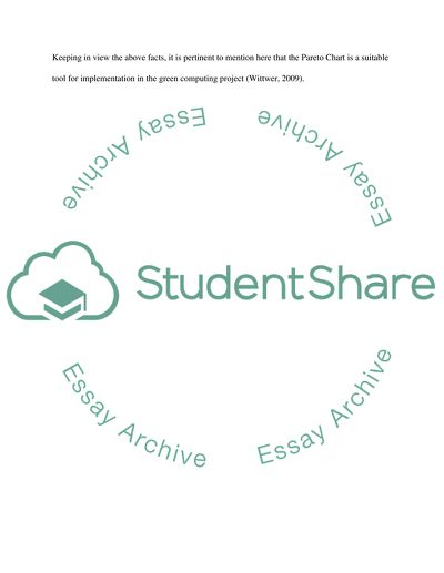 Green Computing Research Project: Pareto Chart