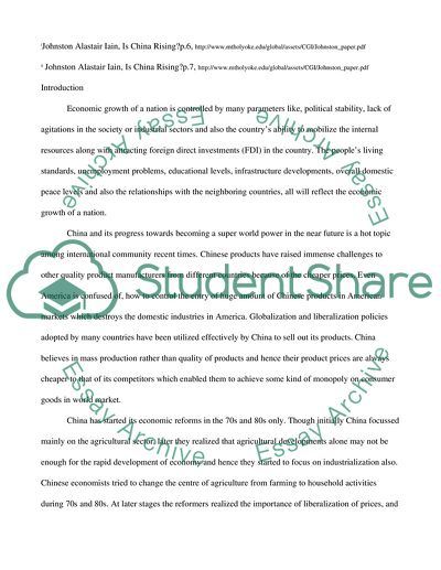 The Rise Of China And The Future Of The West