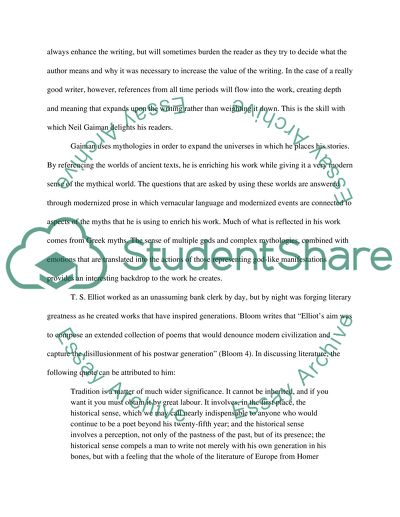 Neil Gaiman and Modern Myth