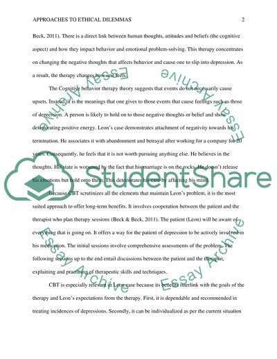 Case Study: Approaches to Ethical Dilemmas