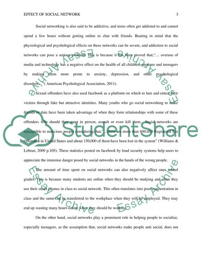 Effect of Social Network