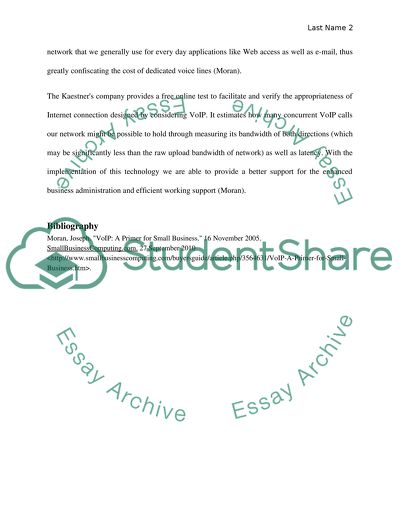 Voice over IP: A Primer for Small Business