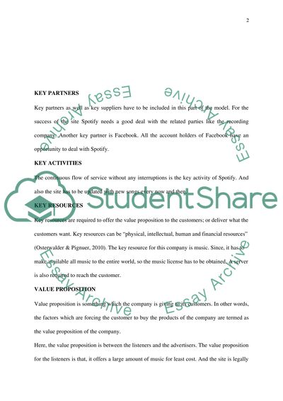 Business Enterprise - Spotify