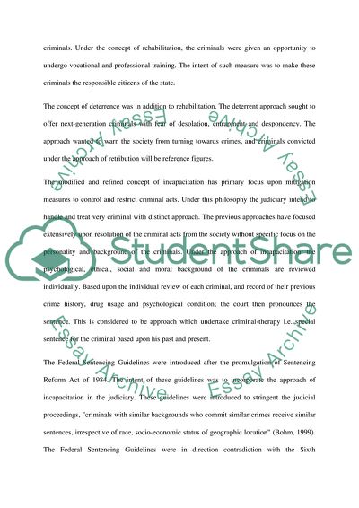 Issues in Criminal Sentencing