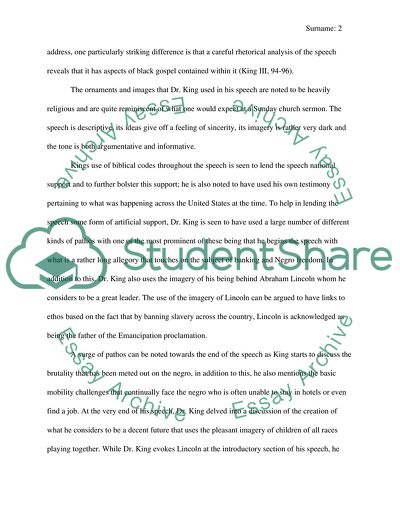 Martin Luther Kings I Have a Dream