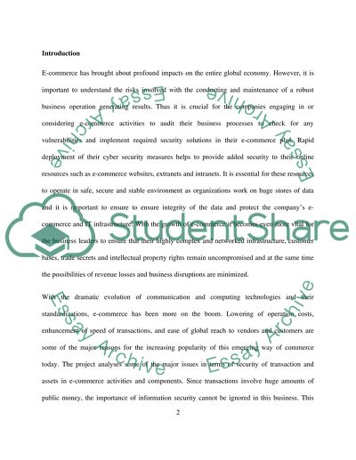 Essay about ecommerce image