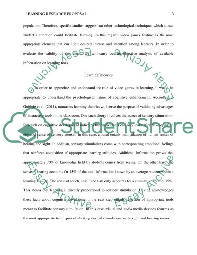 Learning Research Proposal