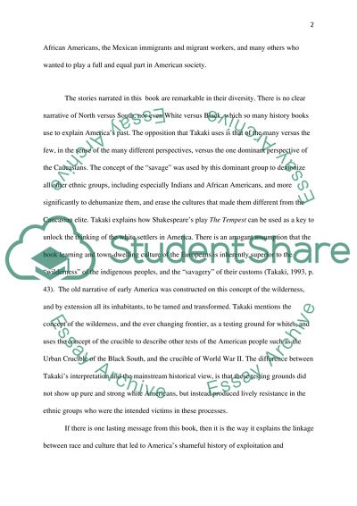 Ronald Takakis A Different Mirror: A History of Multicultural America