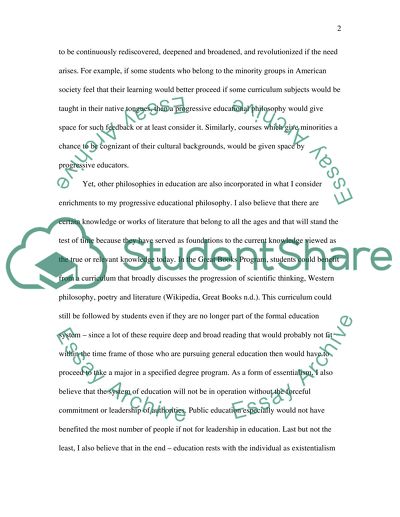 Philosophy of Education