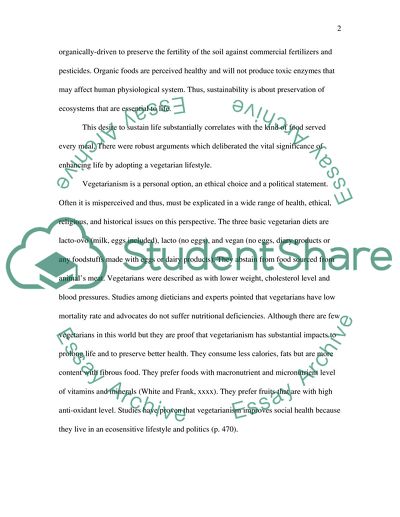 Vegetarianism Veganism and Meat Avoidance