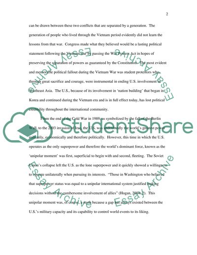 The Vietnam Wars Impact on the United States