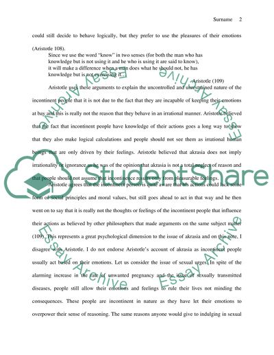 What is Akrasia (incontinence) according to Aristotle in Book 7 of Nicomachean Ethics