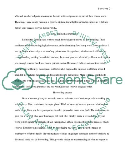 Encouraging University Freshmen to Perceive Writing Positively