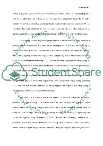 Drug and Substance Abuse Testing