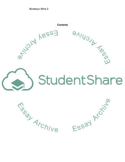 The History of the Winery in the City of Bordeaux