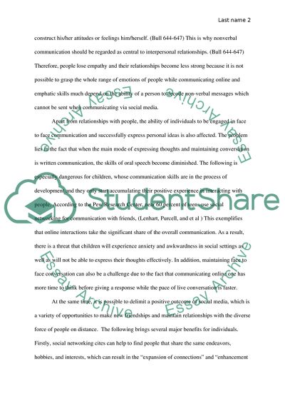 The Influence of Social Media on Communication