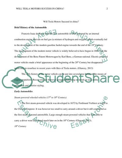 Will Tesla Motors Succeed in China