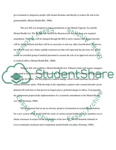 The Mental Health Policy is Punitive