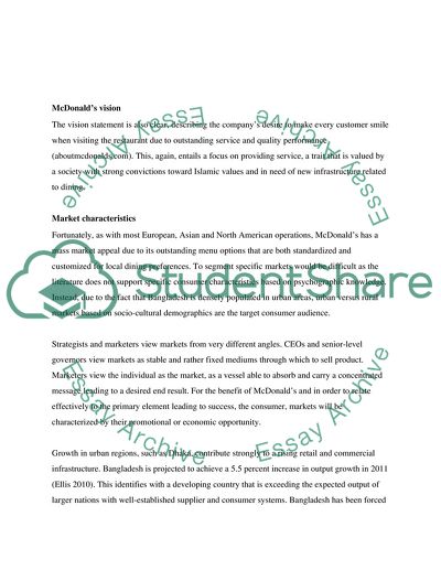 McDonalds Entering Bangladesh as a New Market