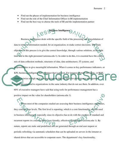 Managment information system