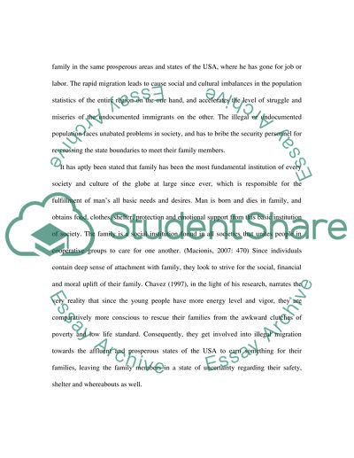 Social Institution of Family and Migration Problems