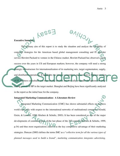 Integrated Marketing Communication
