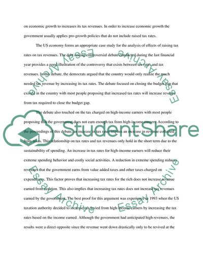 Factors Affecting How Tax Revenue Changes When Tax Rates Change