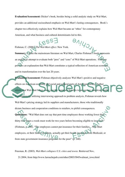 Phenomenon of Wal-Mart Corporation