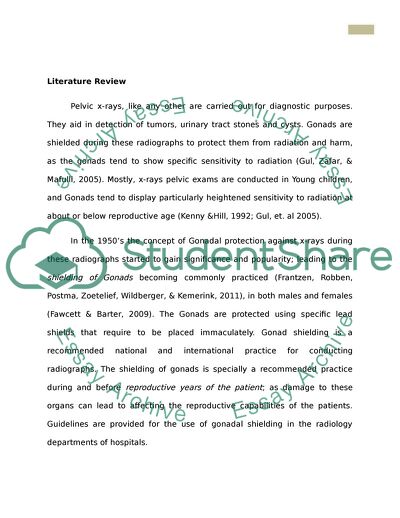 Do the Risks of Gonadal Shielding during Pelvic X-Ray Exams Outweight the Benefits