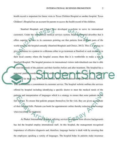 Consumer Orientation of Public Hospital Websites