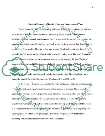 Film Review of The Last Picture Show