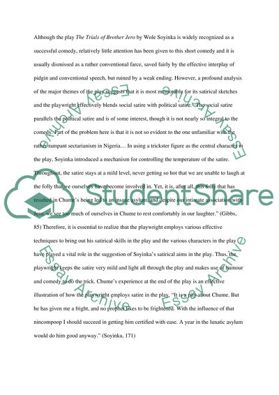 The Trials of Brother Jero